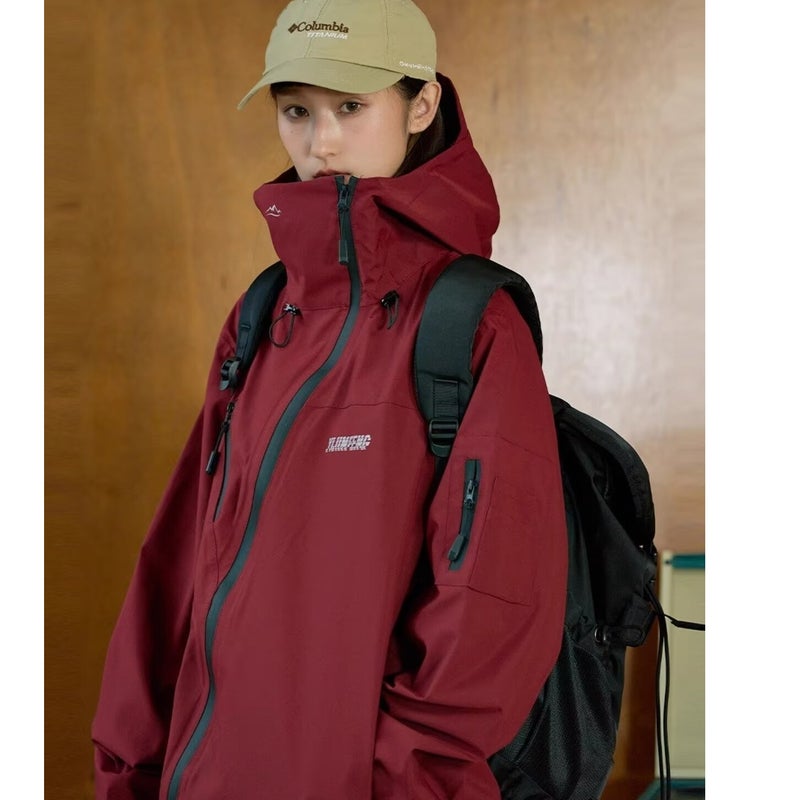 Dopamine Wear Outdoor Men'S And Women'S Windproof Waterproof Jacket Women'S 2023 Autumn Work Jacket Trendy - Image 2